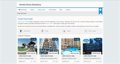 Desktop Screenshot of keralahomesolutions.com